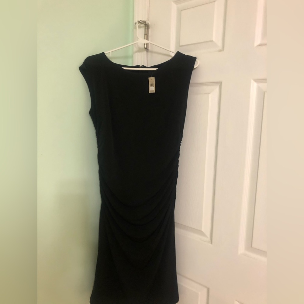 Ann Taylor Ruched Sleeveless Dress Size 8
